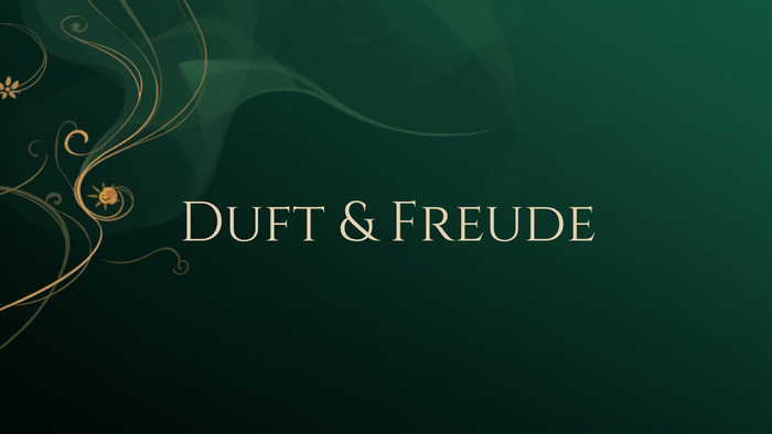 Duft & Freude – goldene Rauchranken mit Blüten auf dunkelgrünem Grund, Titelbild des Wohlfühl-Räucher-Guides