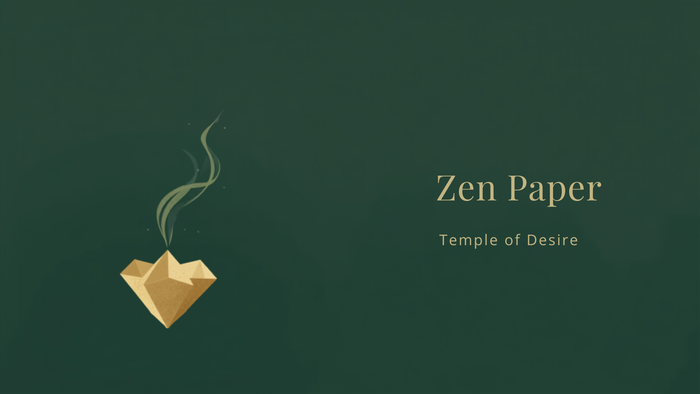 Blog-Titelbild Zen Paper – Deep Talk Räucherpapier im Temple of Desire