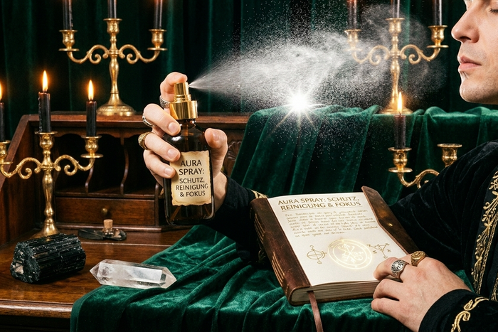 Aura Spray richtig anwenden: Schutz, Reinigung & Fokus – spirituelle Bedeutung & Wissen | Temple of Desire