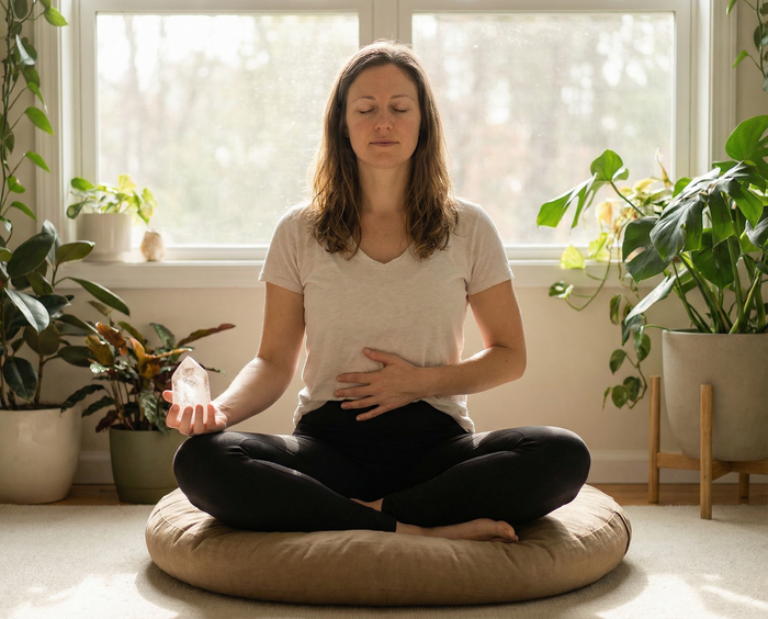 Atemübungen für Energie: Pranayama & Kristallarbeit