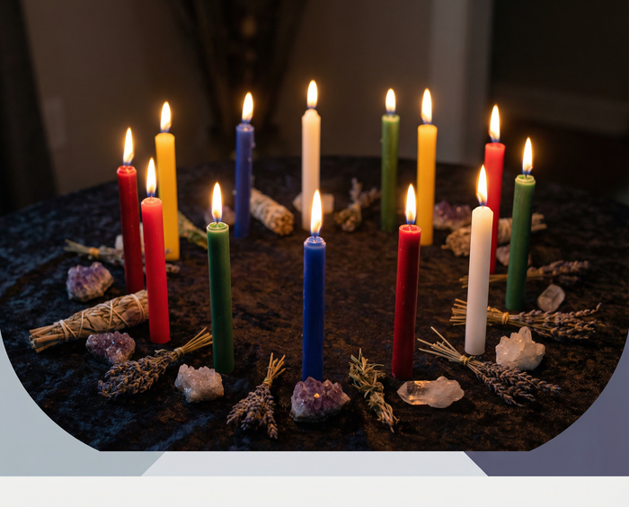 Kerzenmagie: Farben, Bedeutung & Rituale