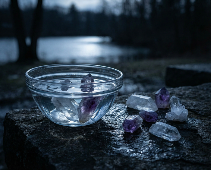 Kristalle und Wasser: Welche Steine dürfen ins Wasser?