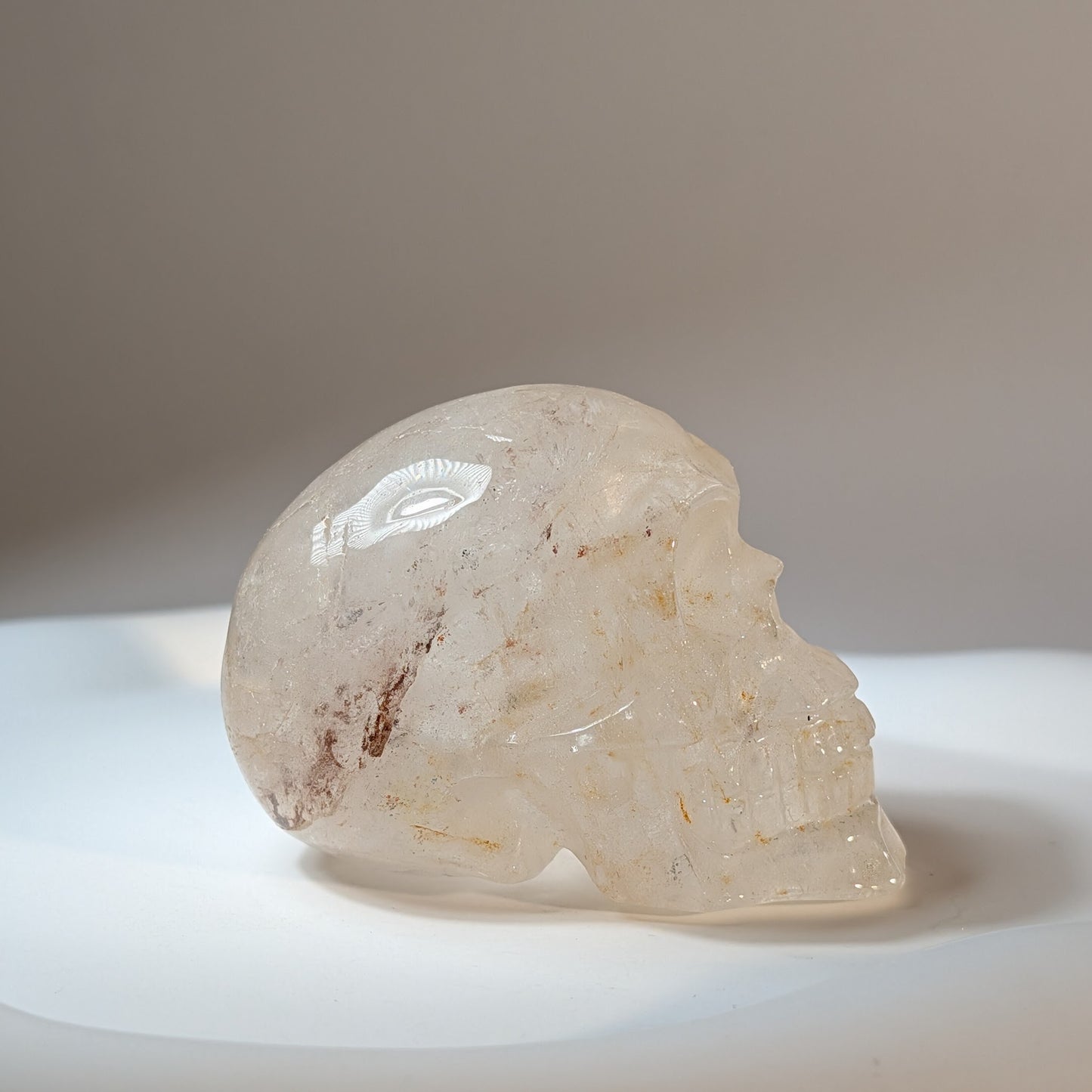 Kristallschädel Bryndis Bergkristall 200g