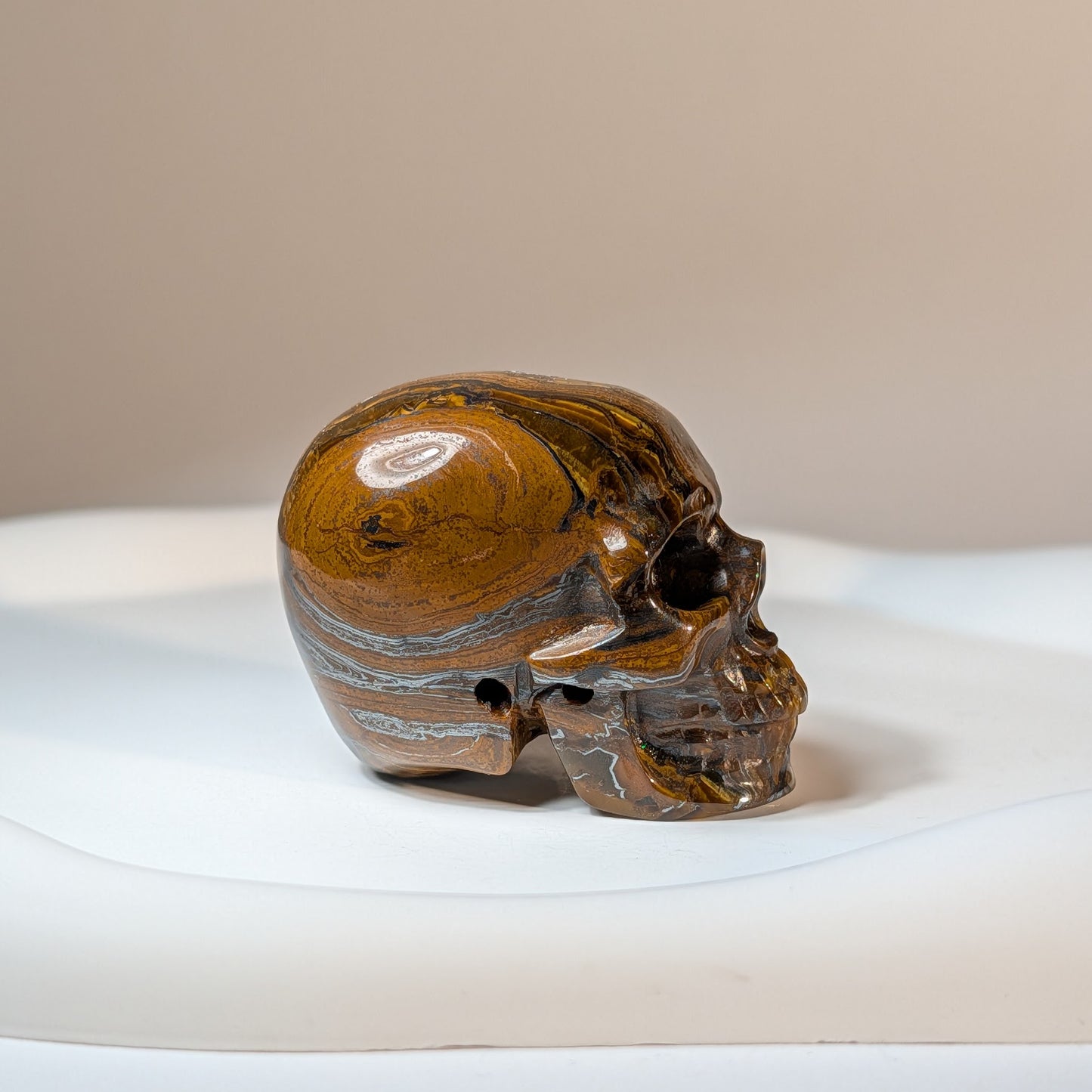 Kristallschädel Markwart Tigereisen 112g