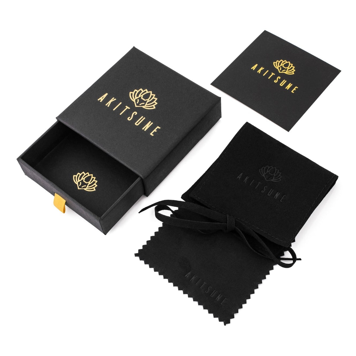 Akitsune Geschenkbox, Verpackung der Astra Kette Gold
