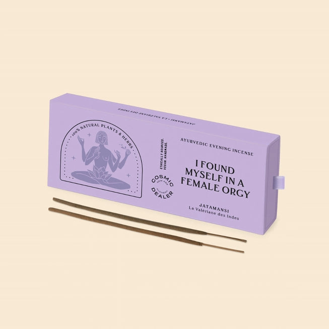 COSMIC DEALER Jatamansi Raeucherstaebchen mit warmem, holzigen Duft.