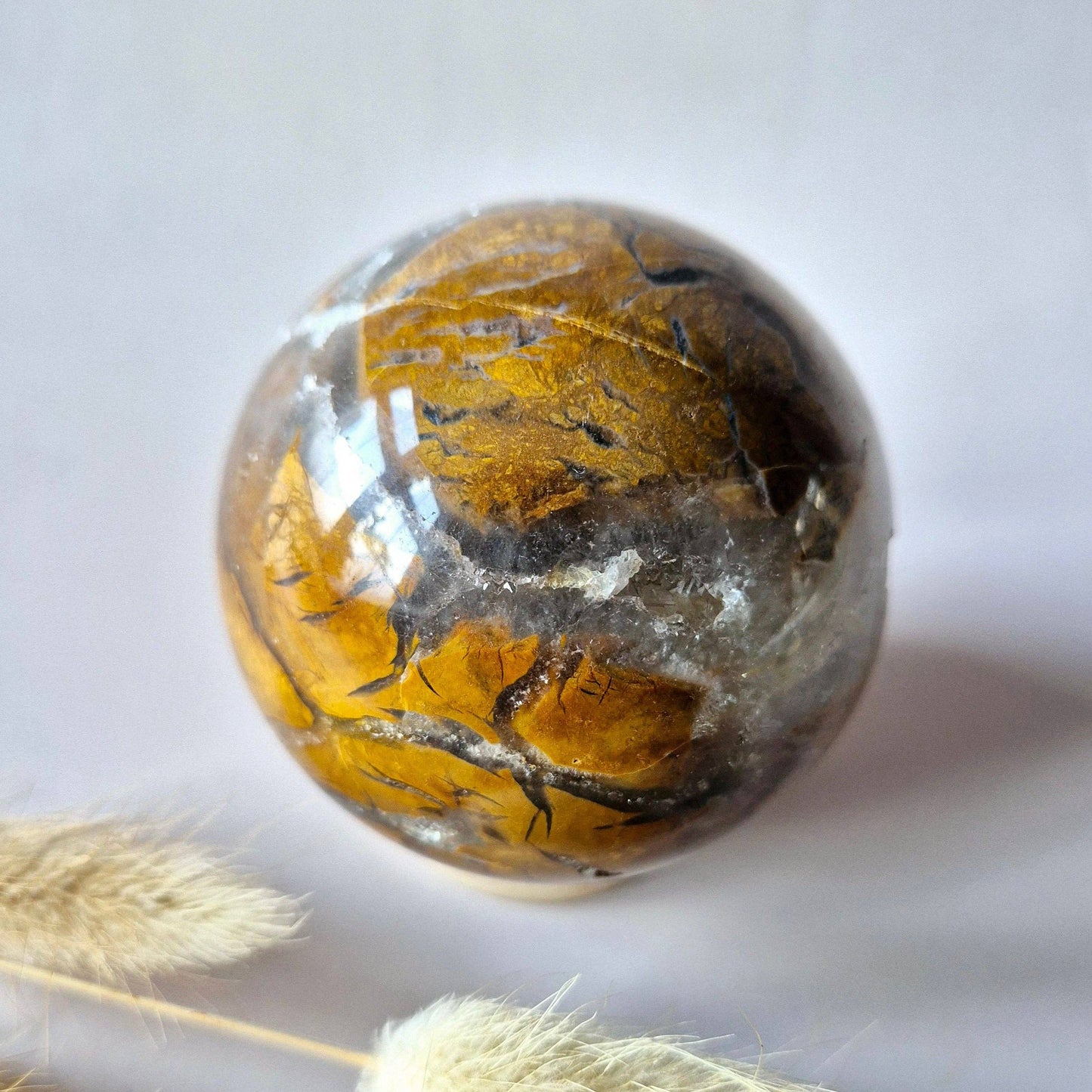 Drusenachat Kugel 300g Kristallhöhle Achat Sphäre Brasilien Klein Temple of Desire