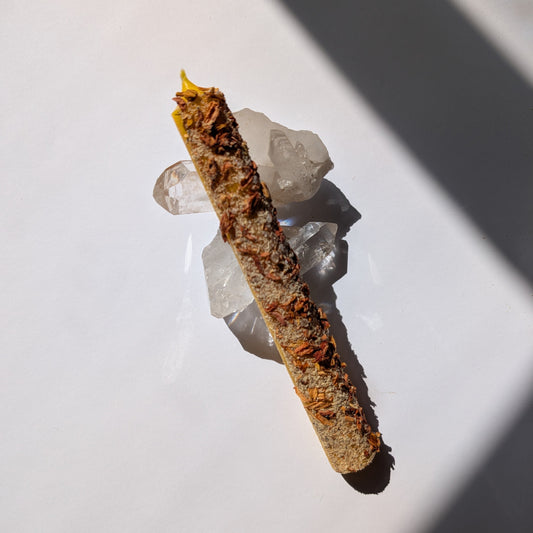 Gelbe Ritualkerze - Glück & Freude