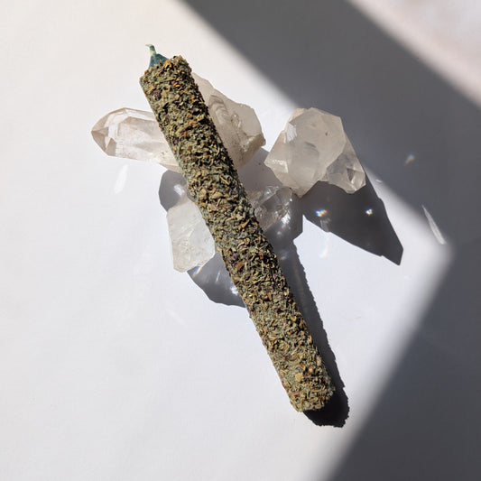 Grüne Ritualkerze - Geld & Wohlstand