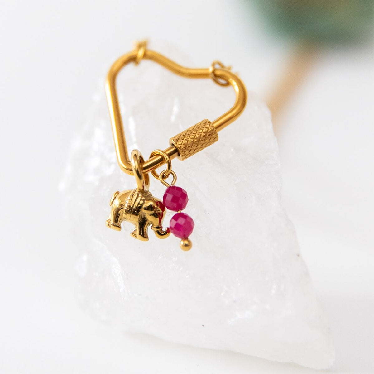 Vergoldete Edelstahlkette der Soul Charms im Detail
