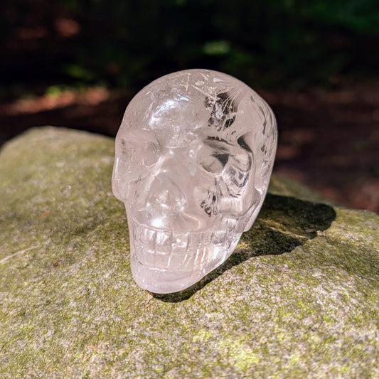 Kristallschädel "Ima Nelia" | Himalaya Bergkristall | Träume Leben (342g)