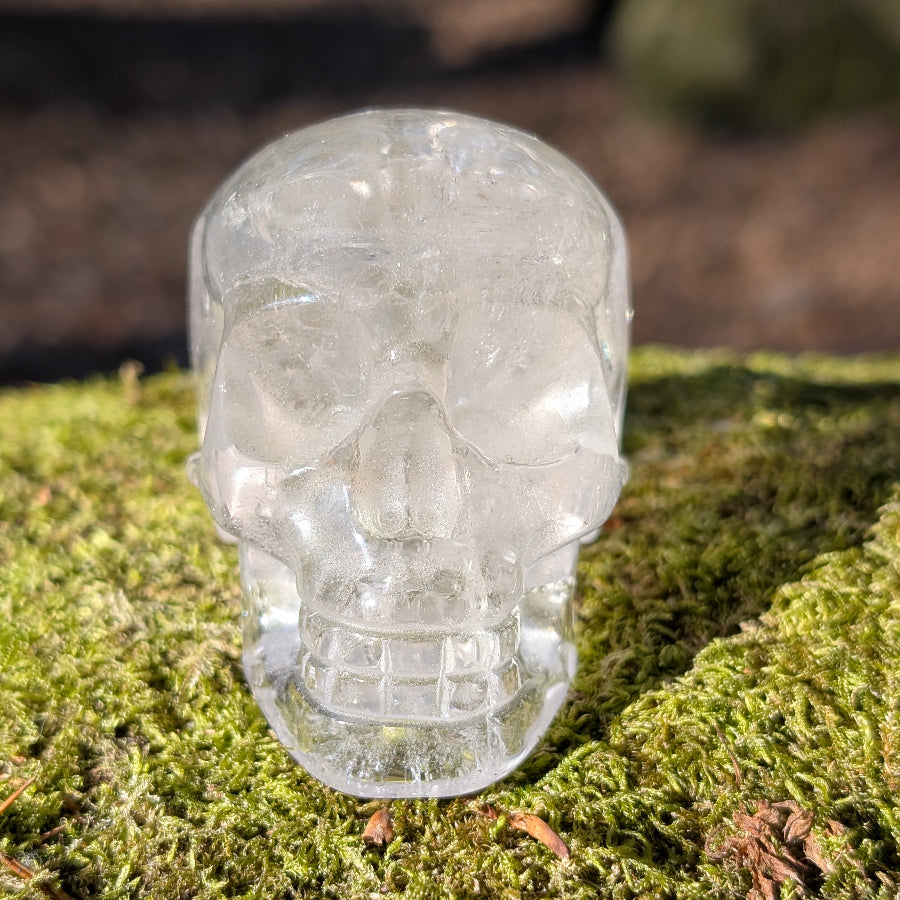 Kristallschädel "Melodie" – Talisman aus Himalaya Bergkristall