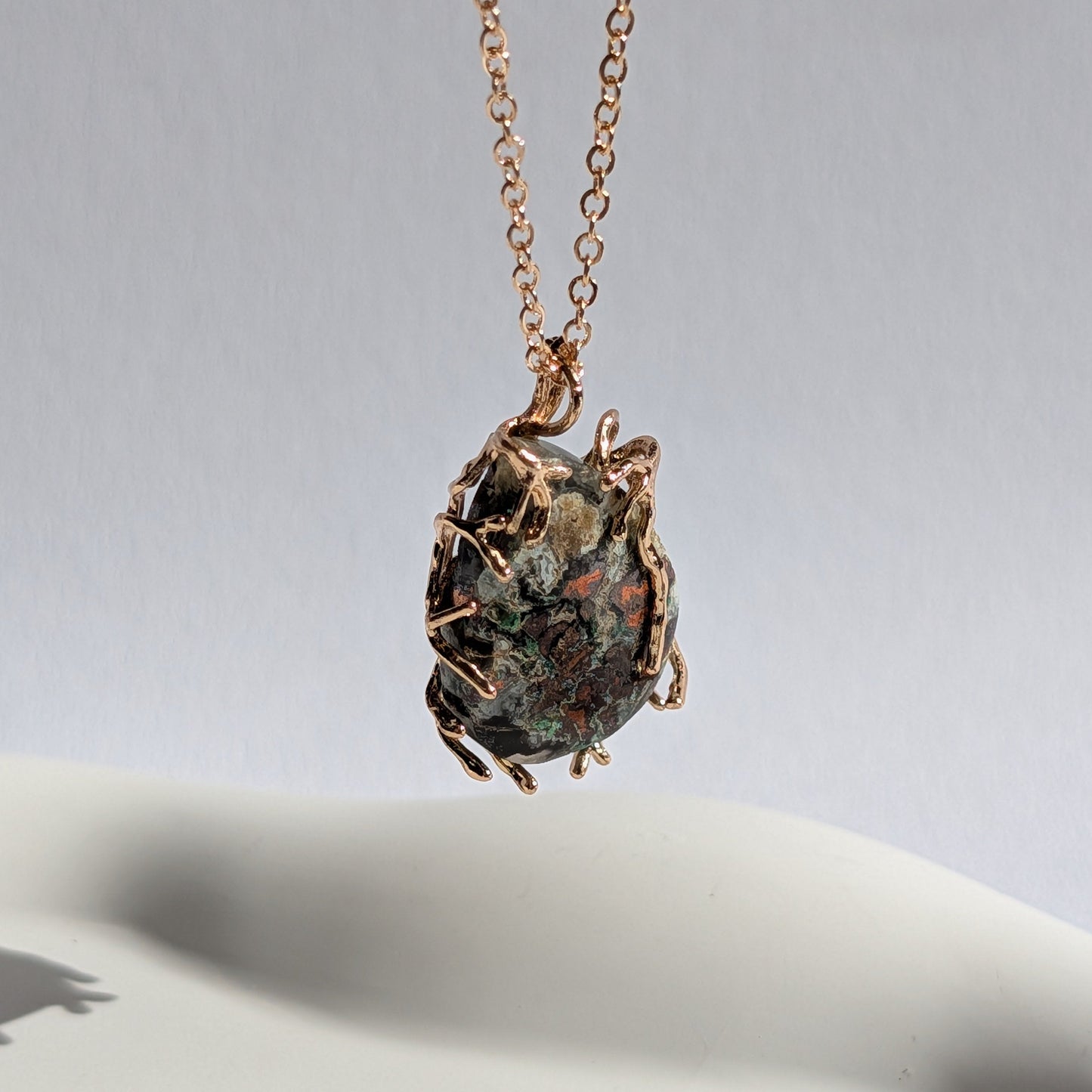 Orgonit Prana Tropfen Halskette | Einzelstück | Handarbeit