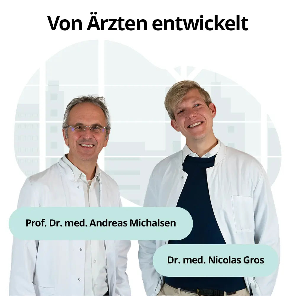 Die Ärzte Prof. Dr. Andreas Michalsen und Dr. Nicolas Gros