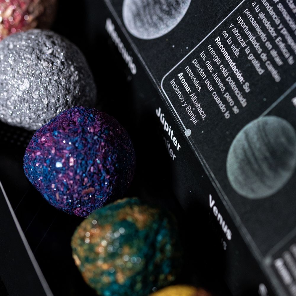 Sagrada Madre Bombita Cosmos - Set mit 7 Räucherkugeln für die Planetenenergie