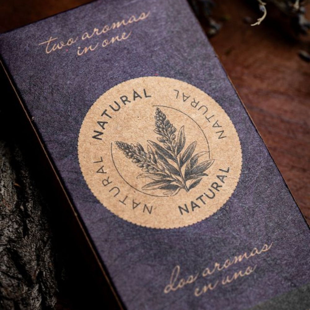 Sagrada Madre Natural Räucherstäbchen Lavendel Olibanum Weihrauch Verpackung Temple of Desire