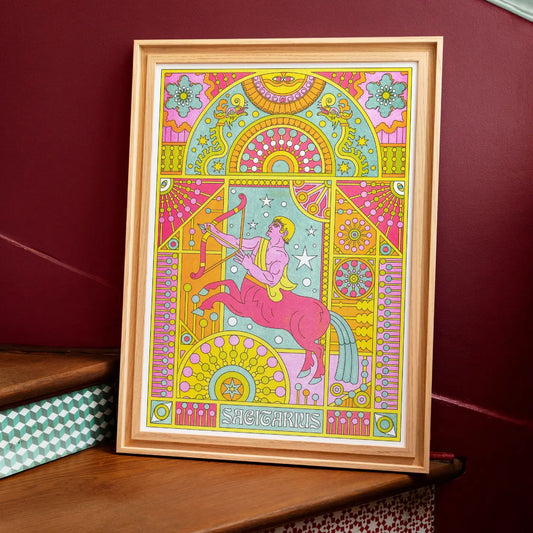 Schuetze_Poster_A3_Astro_Sagittarius_Kunst_von_Nolan_Pelletier_1