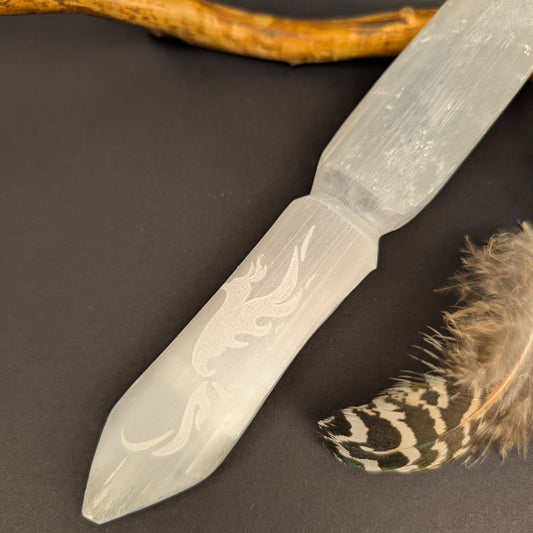 Selenit Ritualmesser