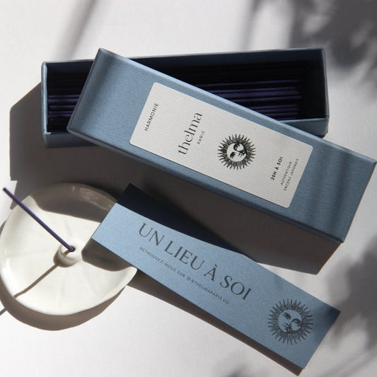 Thelma Paris Harmony Lavendel Raeucherstaebchen aus Japan mit beruhigendem Duft