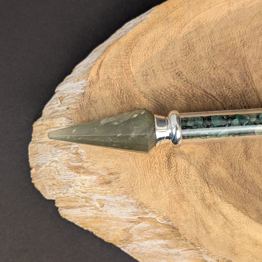 Zauberstab – Grüner Aventurin