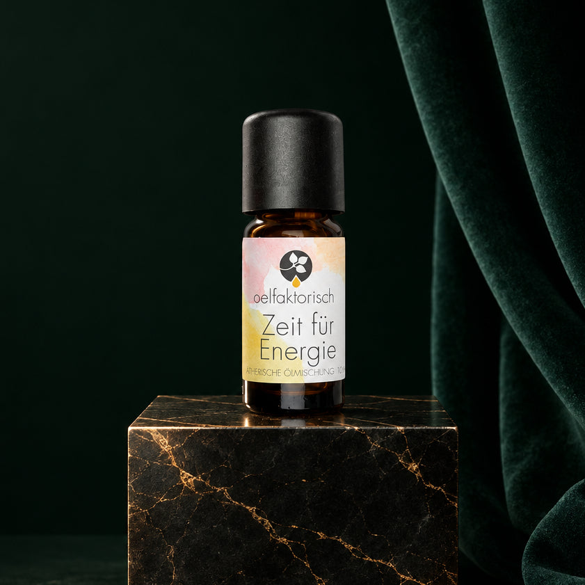 Ätherische Ölmischung „Zeit für Energie“ von oelfaktorisch, 10-ml-Fläschchen