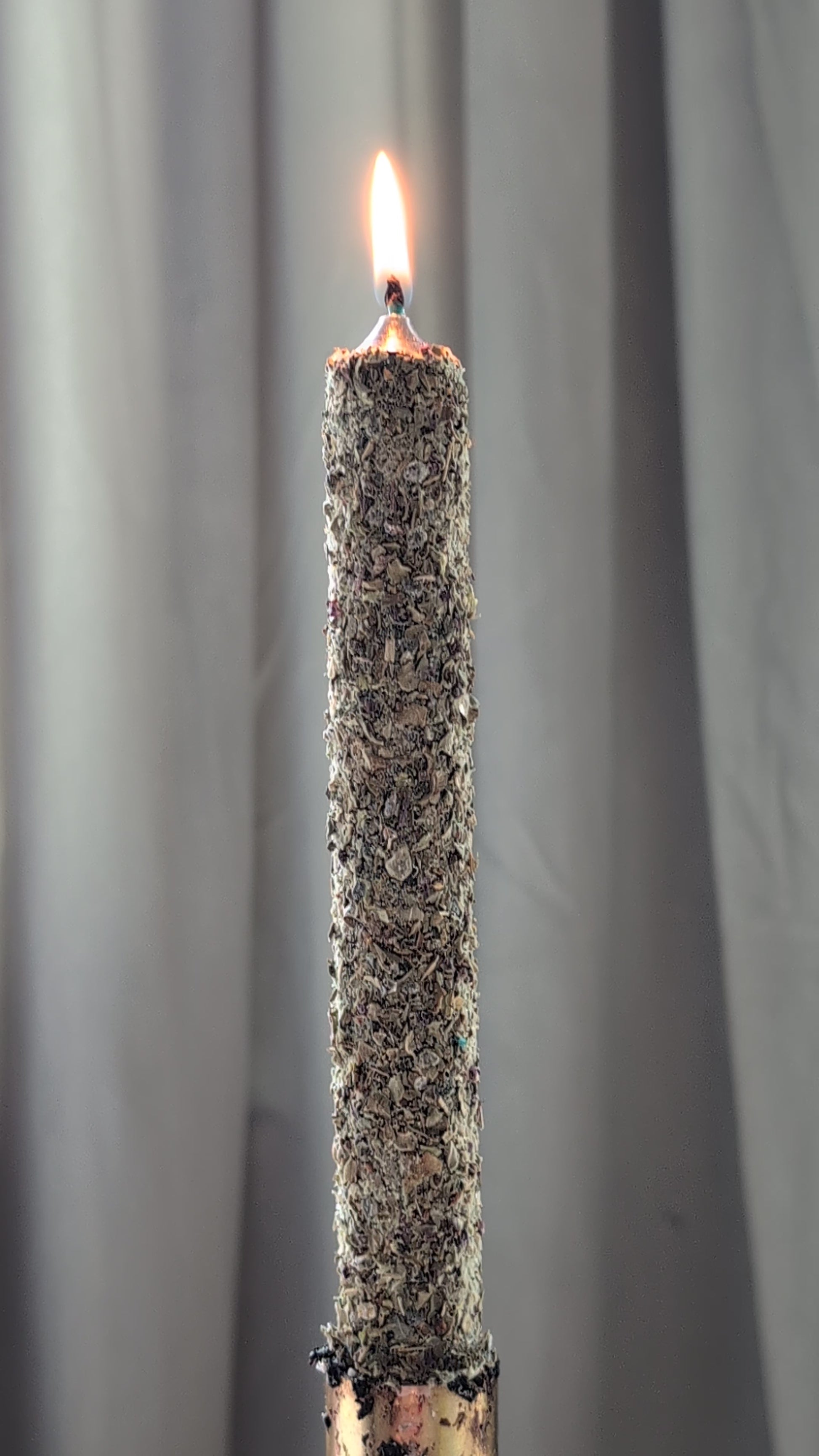 Grüne Ritualkerze - Geld & Wohlstand