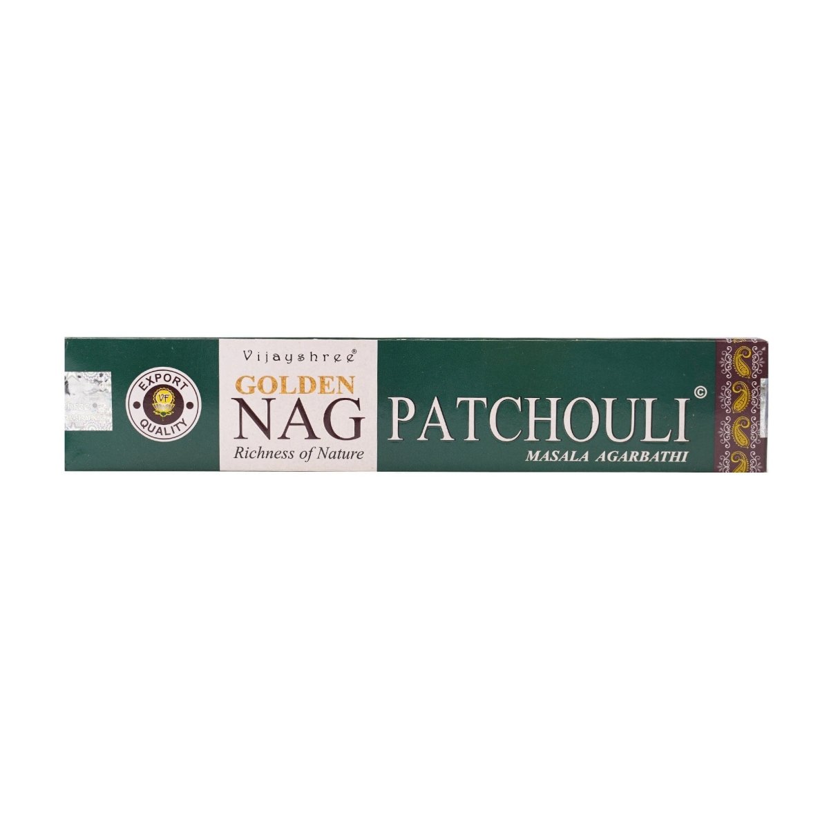 Golden Nag Räucherstäbchen | Handgerollter Duft für Meditation