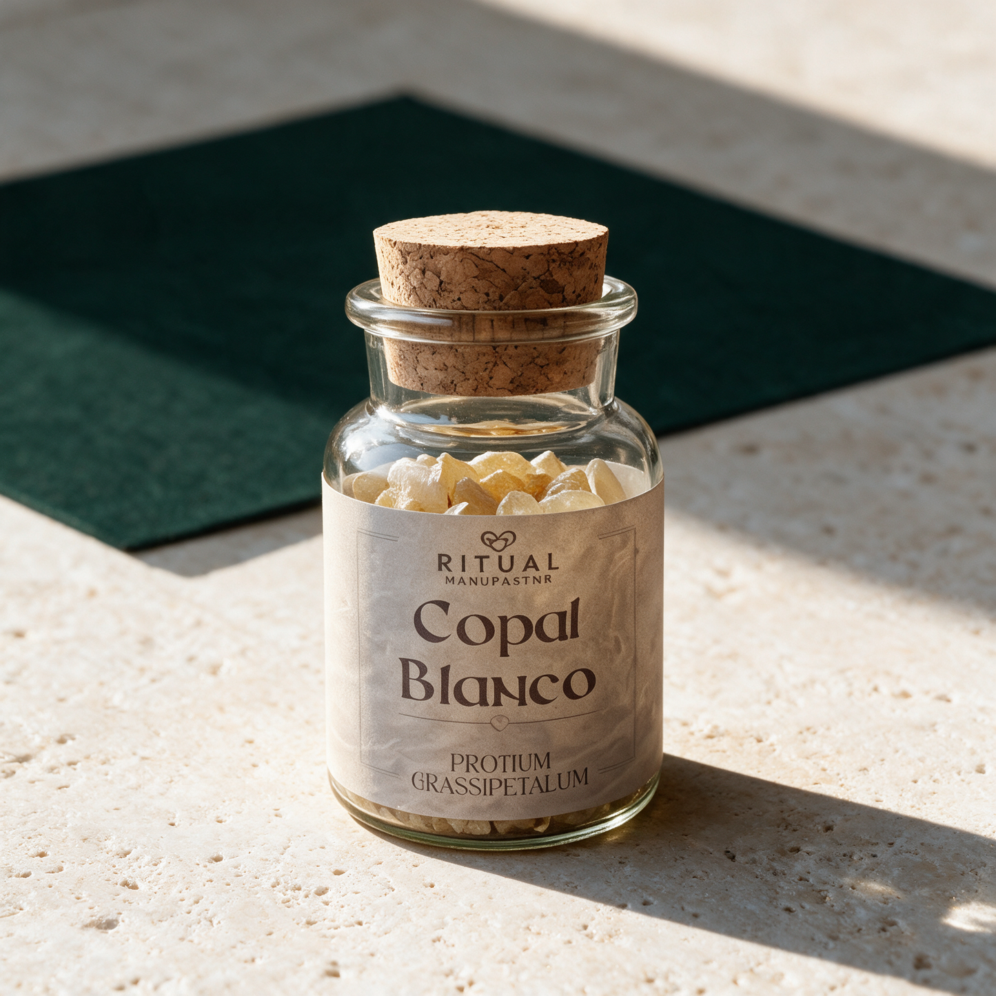 Copal Blanco Protium crassipetalum – reine Produktansicht in der Temple-of-Desire-Bildwelt