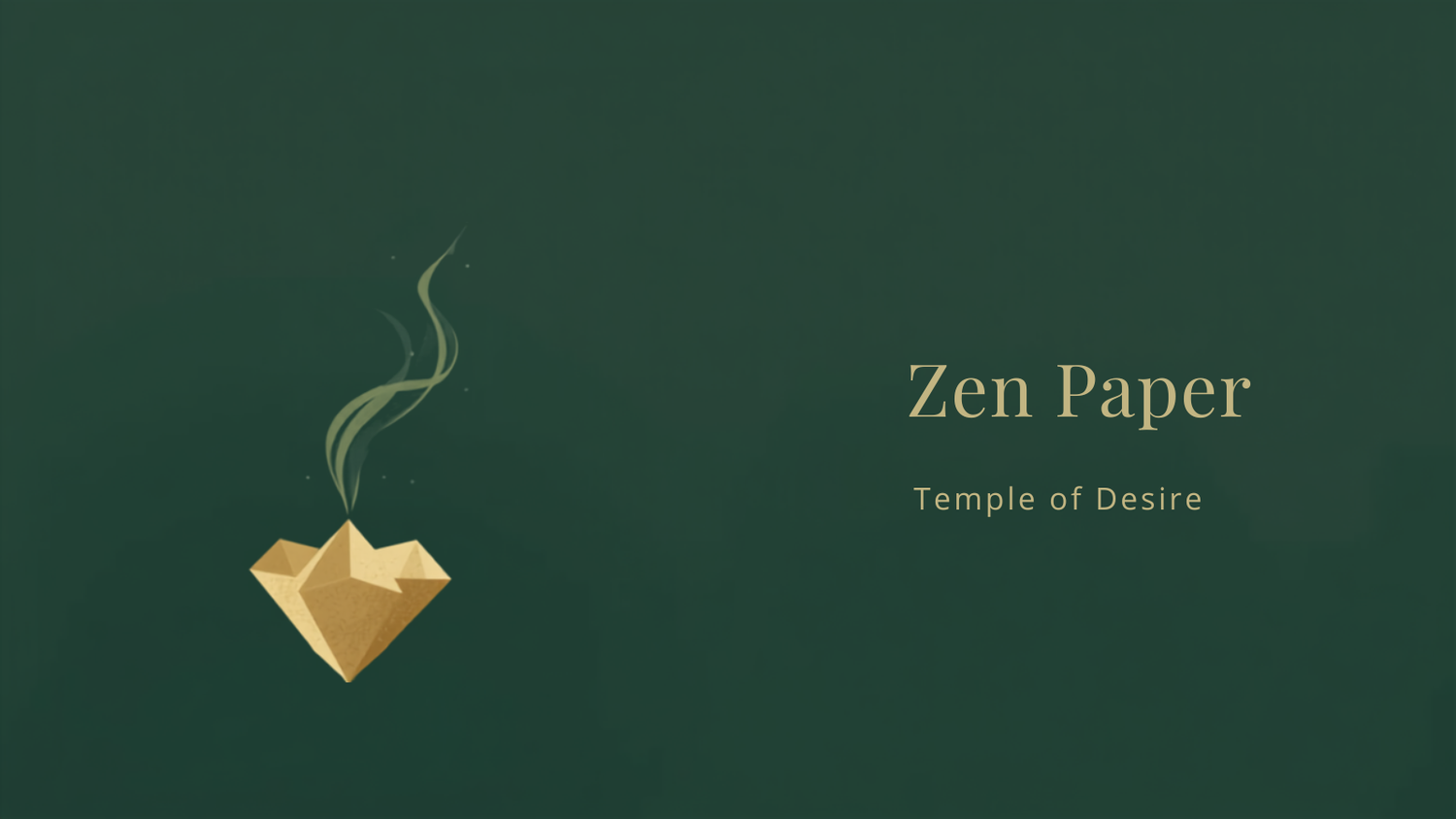 Blog-Titelbild Zen Paper – Deep Talk Räucherpapier im Temple of Desire
