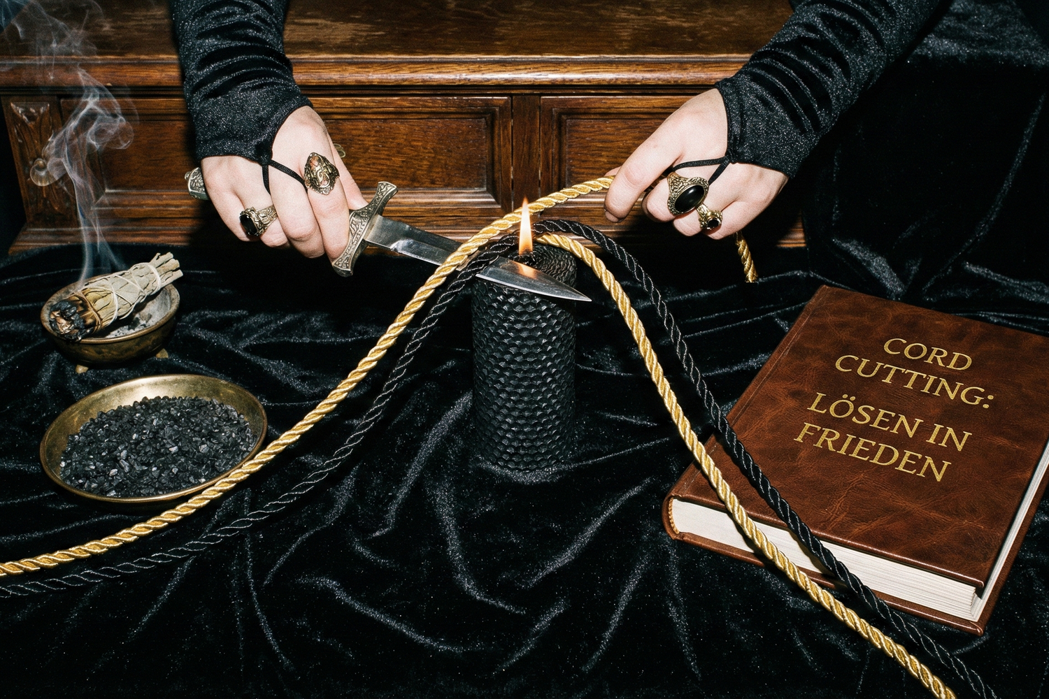 Cord Cutting Ritual: Energetische Schnüre lösen ohne Drama – spirituelle Bedeutung & Wissen | Temple of Desire