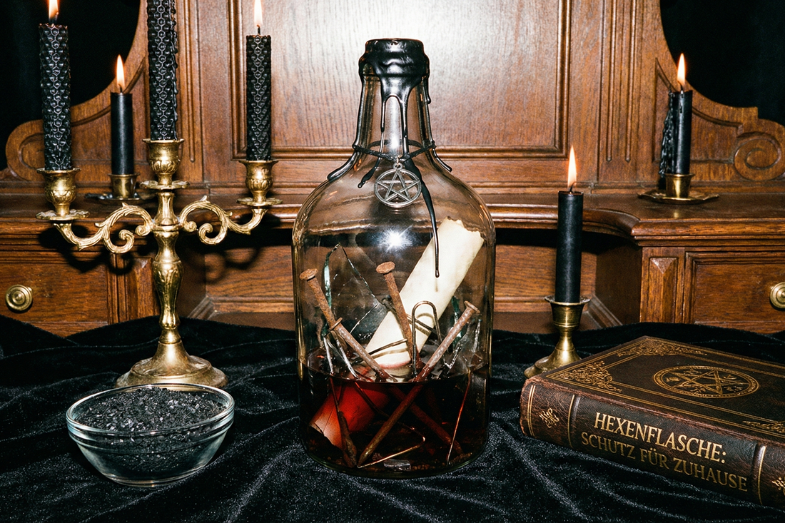 Hexenflasche Ritual: Witch Bottle als Schutz für Zuhause