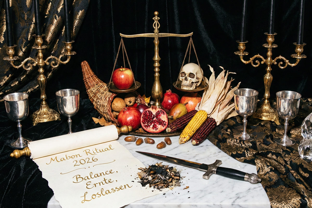 Mabon Ritual 2026: Herbst-Equinox – Balance, Ernte, Loslassen – spirituelle Bedeutung & Wissen | Temple of Desire