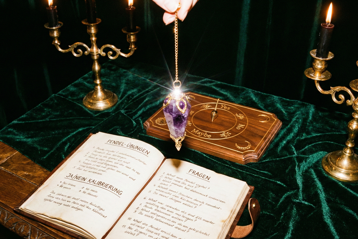 Pendel richtig benutzen: Fragen, Kalibrierung, Übungen – spirituelle Bedeutung & Wissen | Temple of Desire