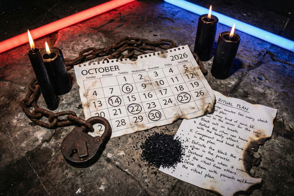Portaltage Oktober 2026: Schutz, Grenzen & Ritualplan – spirituelle Bedeutung & Wissen | Temple of Desire