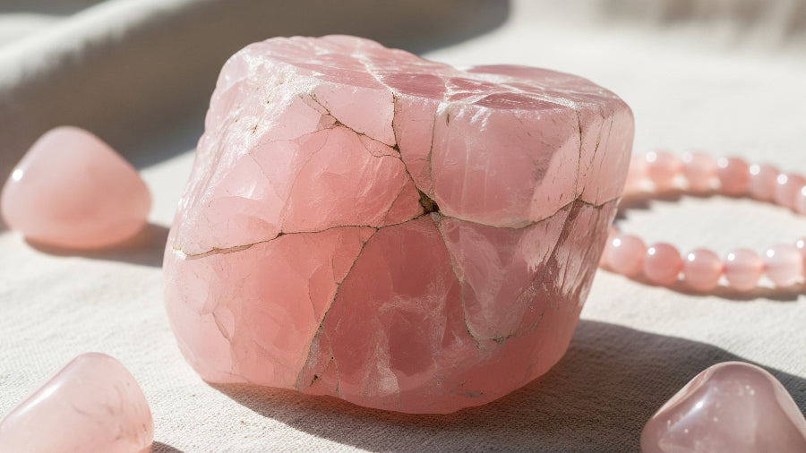 Rosenquarz: Wirkung & Anwendung des Steins der bedingungslosen Liebe