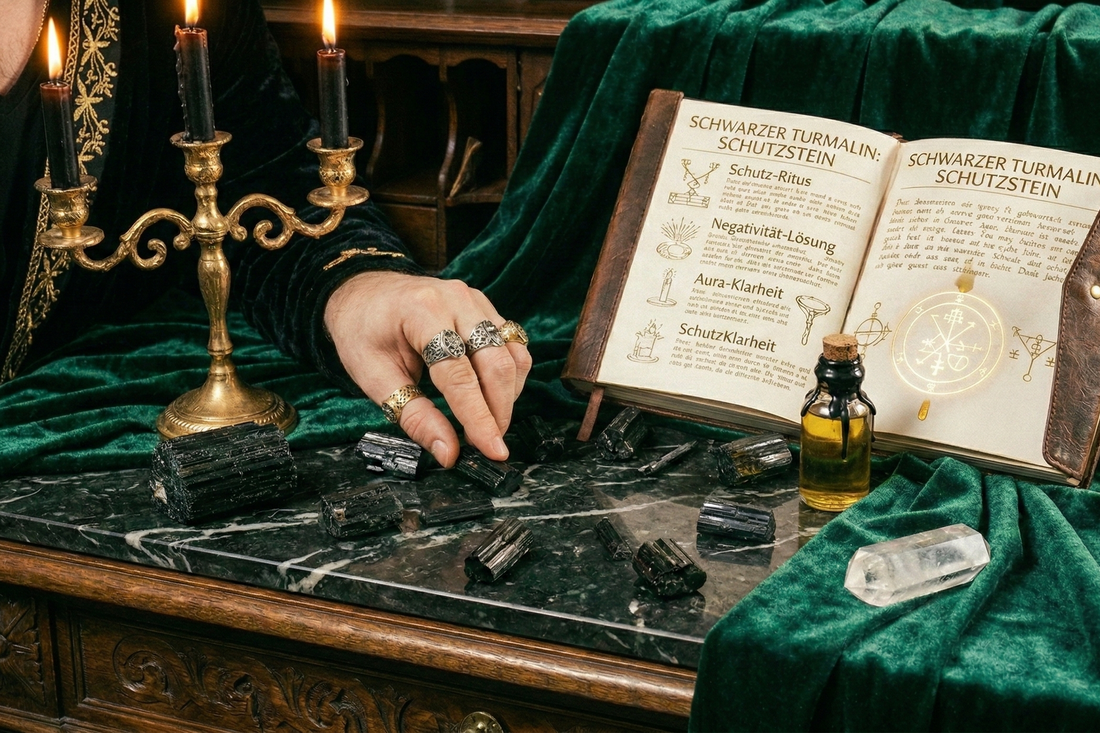 Schwarzer Turmalin: Schutzstein gegen negative Energie