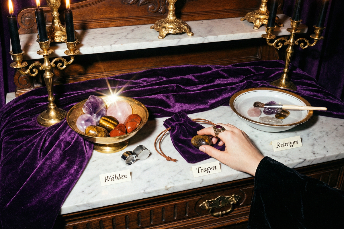 Trommelsteine: Pocket‑Kristalle wählen, tragen, reinigen – spirituelle Bedeutung & Wissen | Temple of Desire