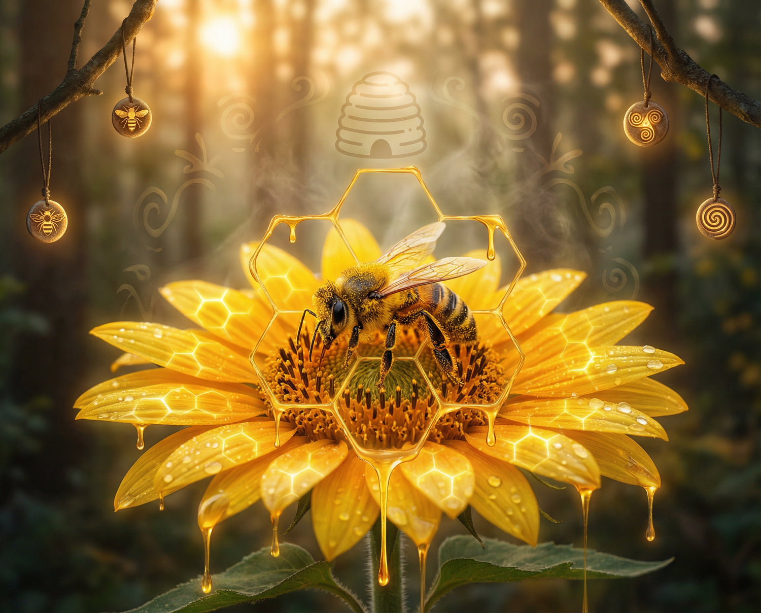 Biene spirituelle Bedeutung: Krafttier, Botschaft & tiefe Symbolik