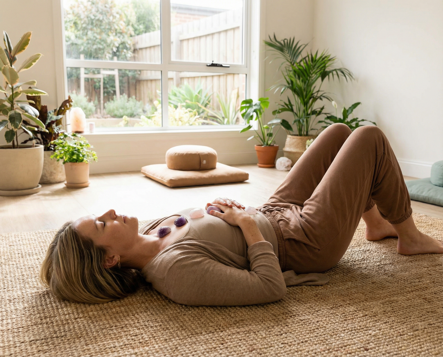 Atemübungen und Kristalle: Pranayama mit Steinen