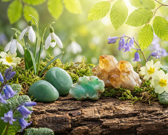 Kristalle für den Frühling: Neuanfang & Wachstum