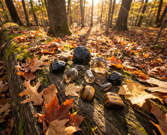 Kristalle für den Herbst: Loslassen & Transformation