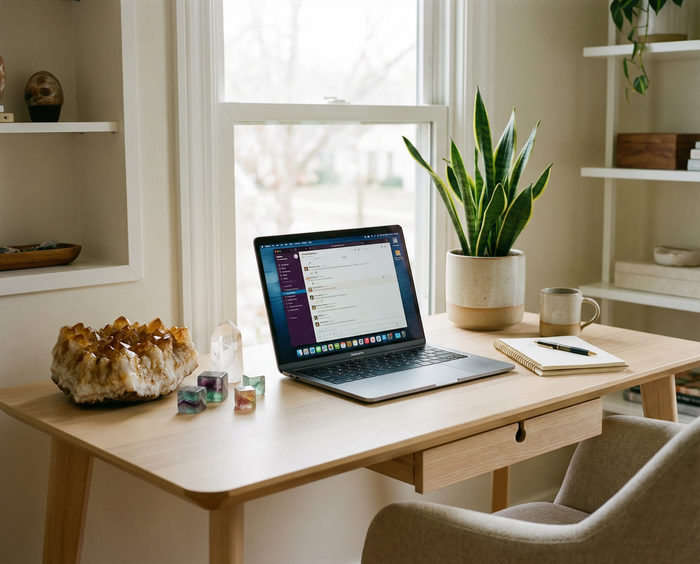 Kristalle für das Home Office: Produktivität & Wohlbefinden