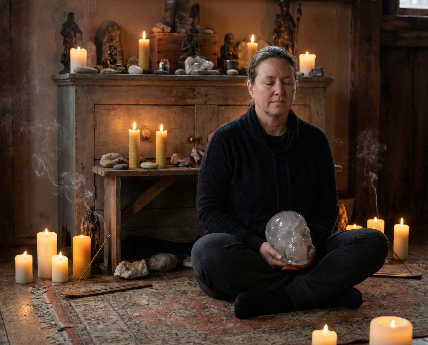 Kristallschädel Meditation: Tiefe Verbindung aufbauen