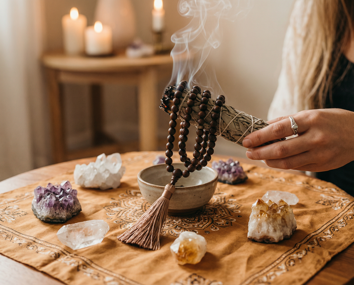 Mala Kette reinigen und weihen: Rituelle Pflege
