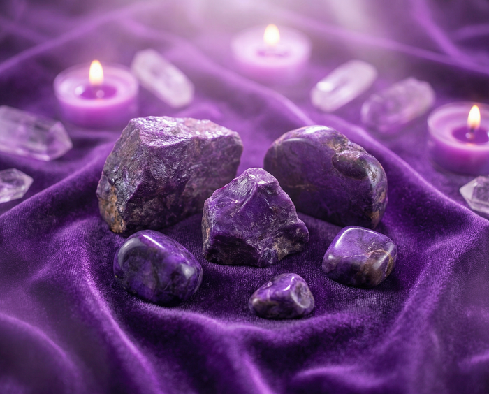 Sugilith Wirkung: Spirituelle Liebe & Kronenchakra
