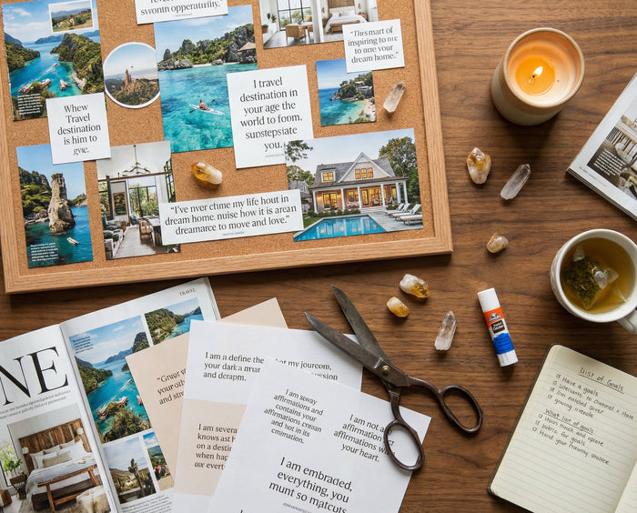 Vision Board erstellen: Manifestation mit Bildern & Intention
