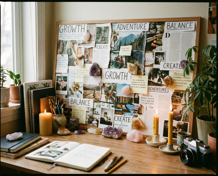 Vision Board erstellen: Manifestation visualisieren