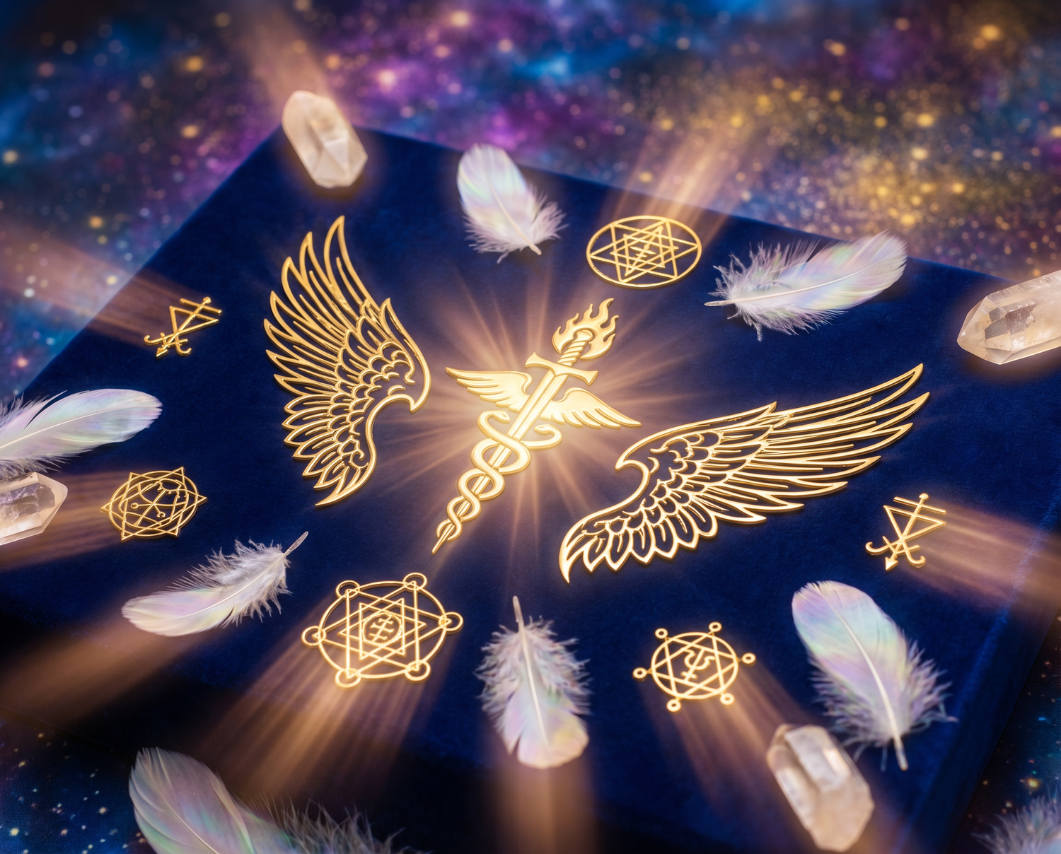 Erzengel Symbole Bedeutung – Goldene Engelsymbole und Heilige Geometrie