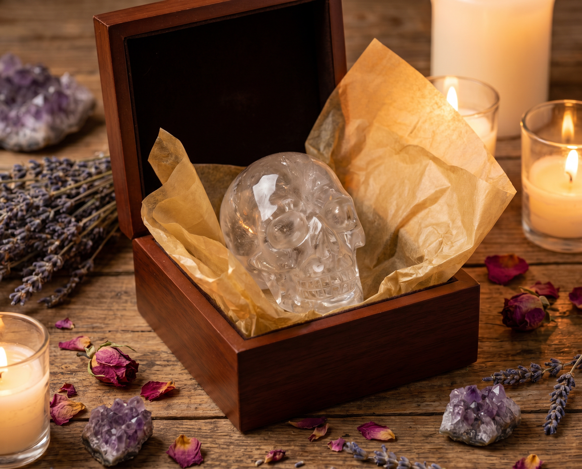 Kristallschädel als Geschenk– Das perfekte spirituelle Geschenk für jeden Anlass