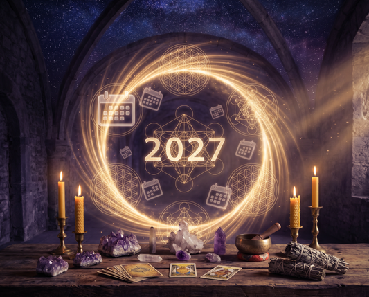 Portaltage 2027 – Kosmisches Portal mit heiliger Geometrie und Kristallen
